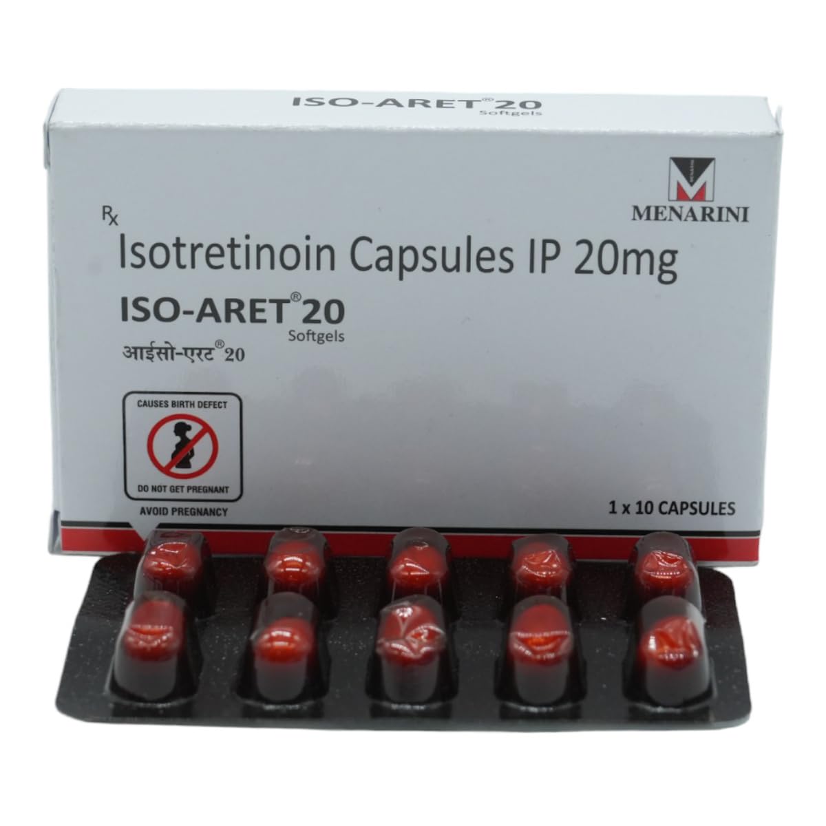 ISO ARET 20MG CAPSULES