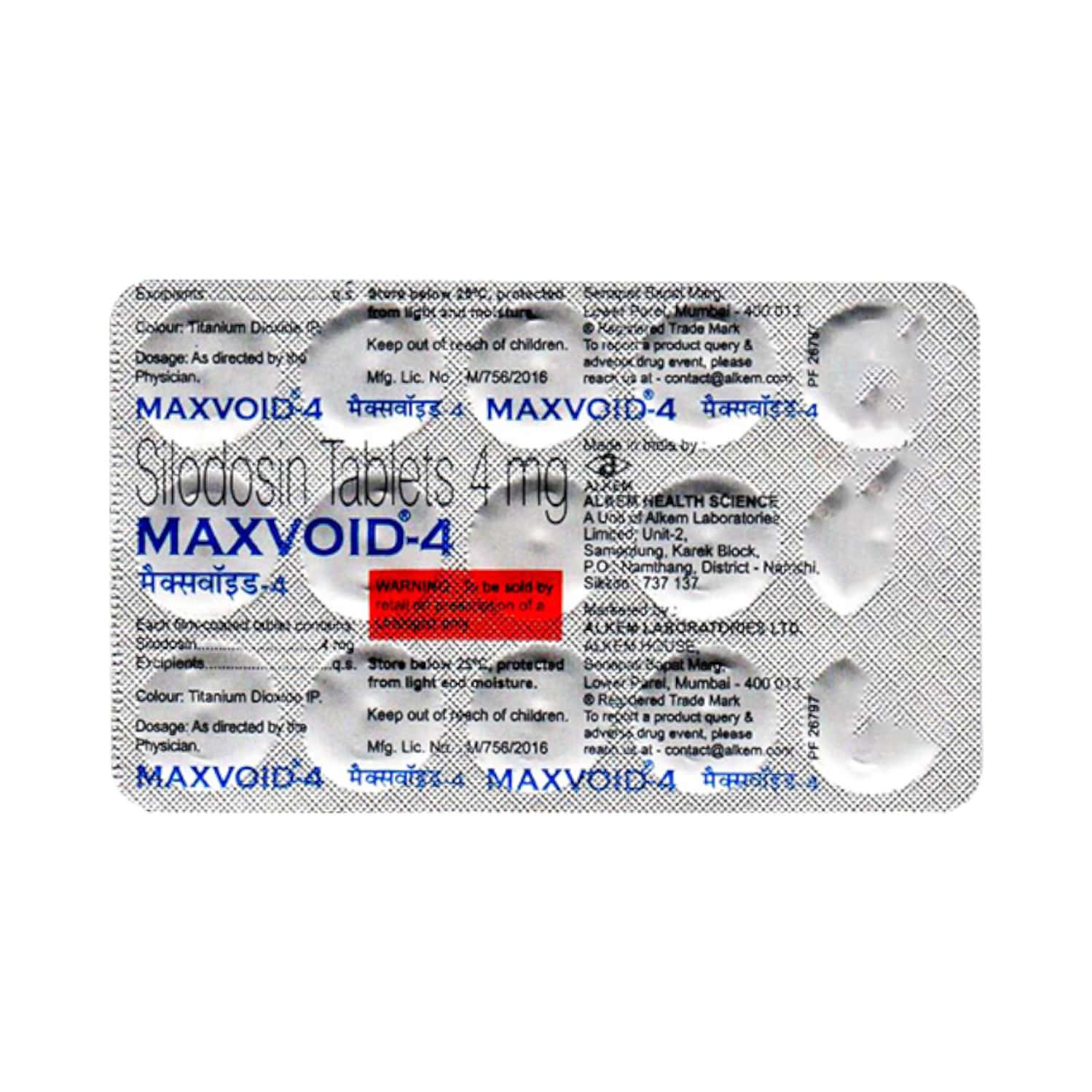 MAXVOID 4MG TABLET