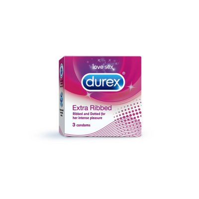 DUREX EXTRA RIBBED 3S condom