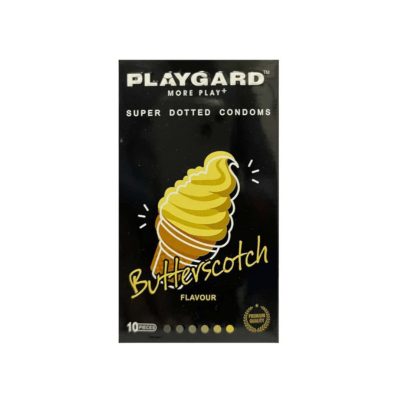 PLAYGARD MORE PLAY+ BUTTERSCOTCH SUPER DOTTED CONDOMS 10 NO'S
