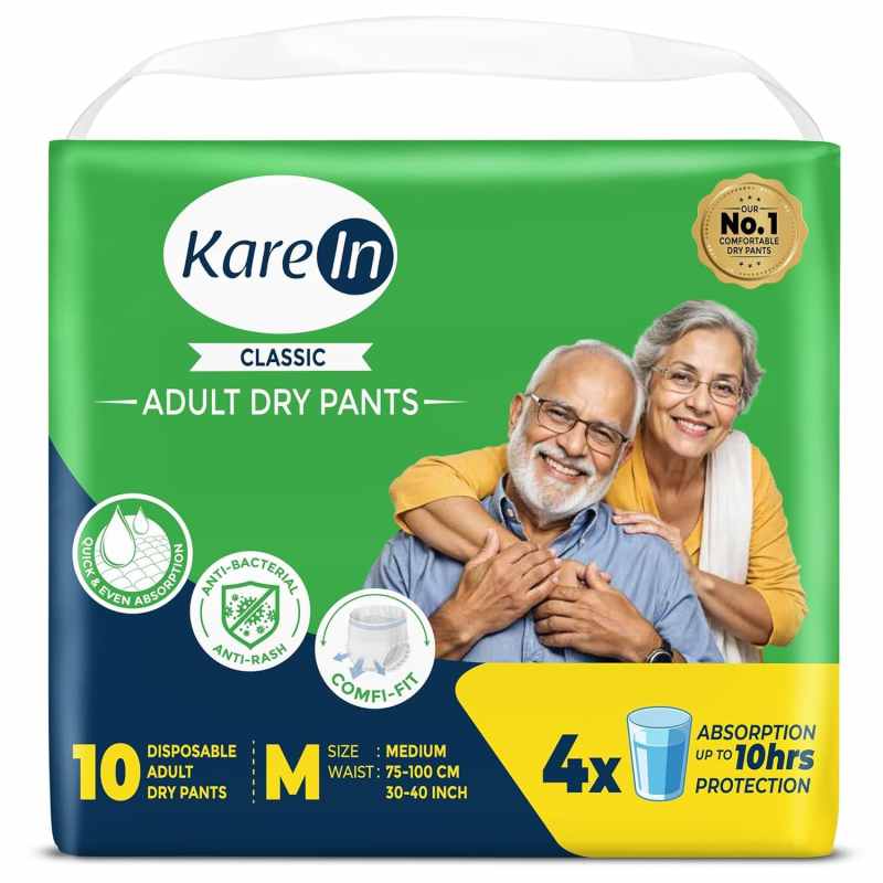 KARE IN CLASSIC PANTS M ADULT DIAPER 10 NO'S